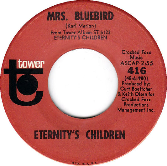 Eternity's Children : Mrs. Bluebird (7", Scr)