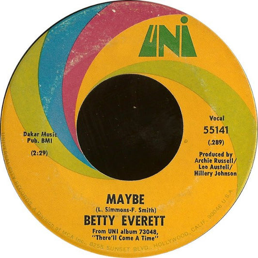 Betty Everett : Maybe (7")