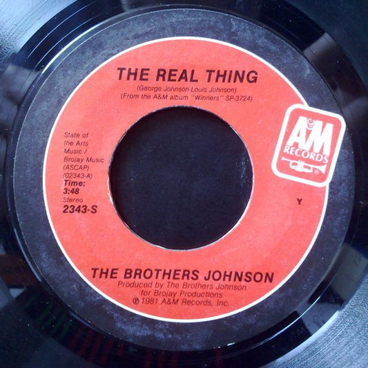 Brothers Johnson : The Real Thing (7", Single)