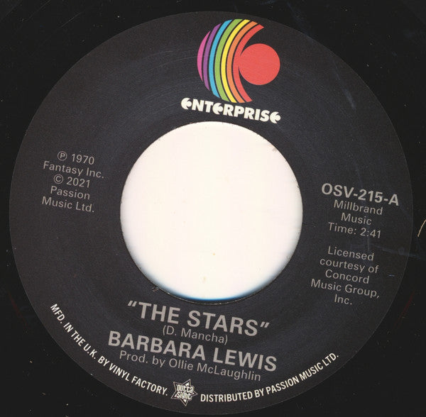 Barbara Lewis : The Stars  (7", Single)