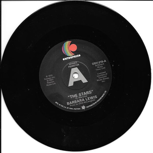 Barbara Lewis : The Stars  (7", Single, Promo)