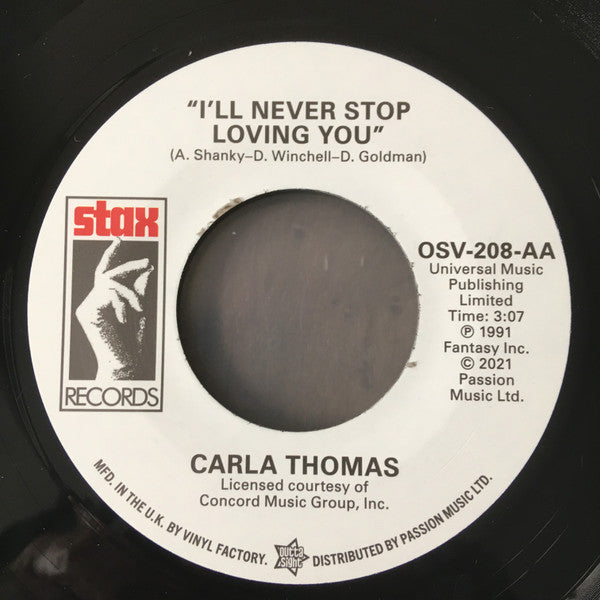 Jo Armstead / Carla Thomas : I Got The Vibes / I’ll Never Stop Loving You (7", Single)