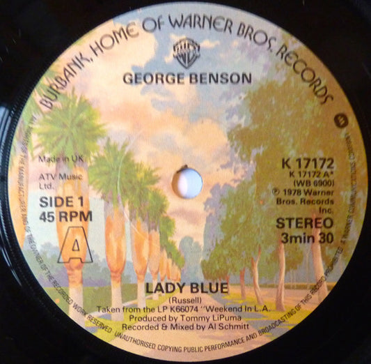 George Benson : Lady Blue (7")