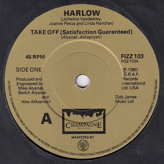 Harlow (2) : Take Off (7")