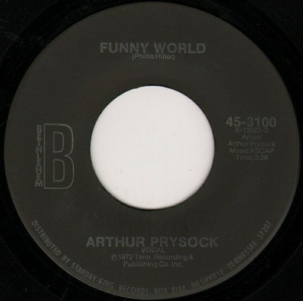 Arthur Prysock : Funny World / The Girl I Never Kissed (7")