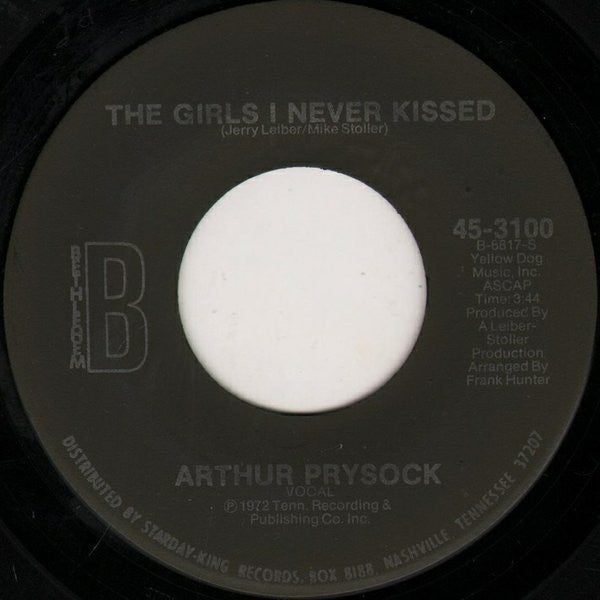 Arthur Prysock : Funny World / The Girl I Never Kissed (7")