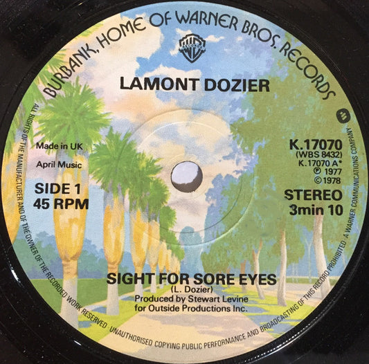 Lamont Dozier : Sight For Sore Eyes (7", Single)
