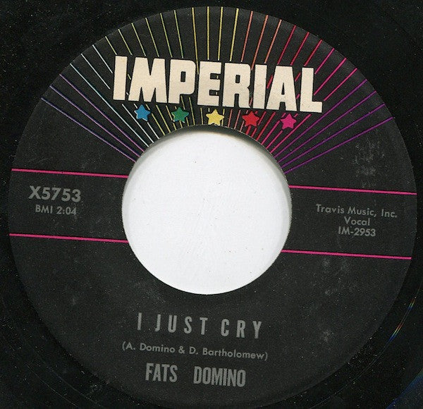 Fats Domino : It Keeps Rainin' / I Just Cry (7")