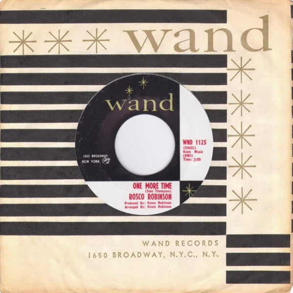 Roscoe Robinson : That's Enough / One More Time (7", Single, Styrene)