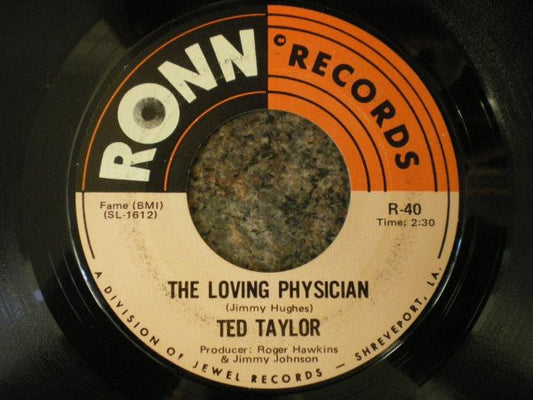 Ted Taylor : I Feel A Chill / The Loving Physician (7", Single, Styrene)