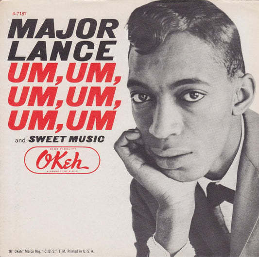 Major Lance : Um, Um, Um, Um, Um, Um (7", Single, Styrene, Ter)