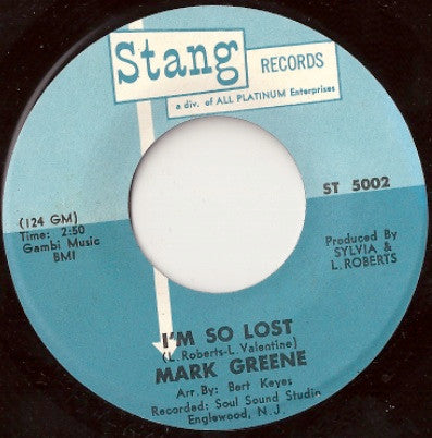 Mark Greene : My Confession Of Love (7")