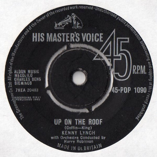 Kenny Lynch : Up On The Roof (7", Single)