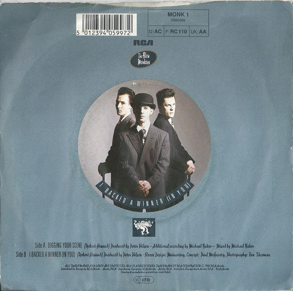 The Blow Monkeys : Digging Your Scene (7", Single)