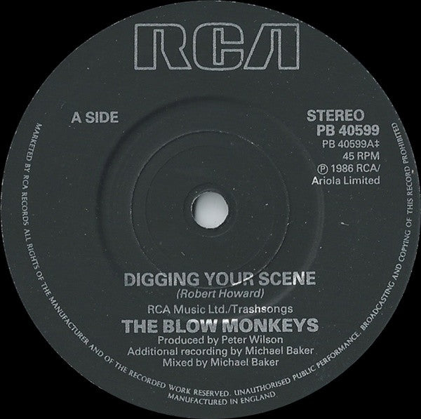 The Blow Monkeys : Digging Your Scene (7", Single)