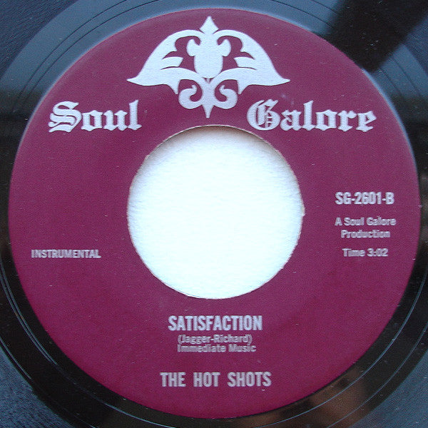 The Hot Shots : Devil With The Blue Dress / Satisfaction (7")