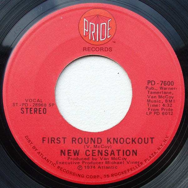 The New Censation : First Round Knockout (7")