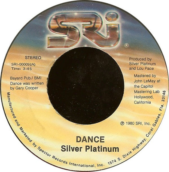 Silver Platinum : Dance (7", Single)