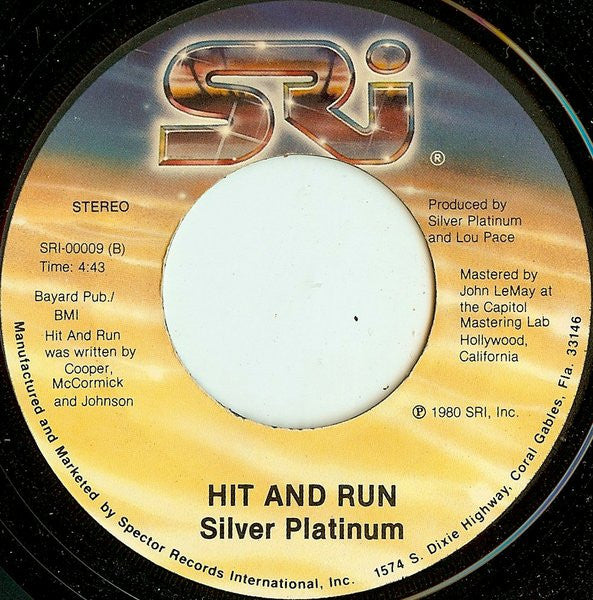 Silver Platinum : Dance (7", Single)