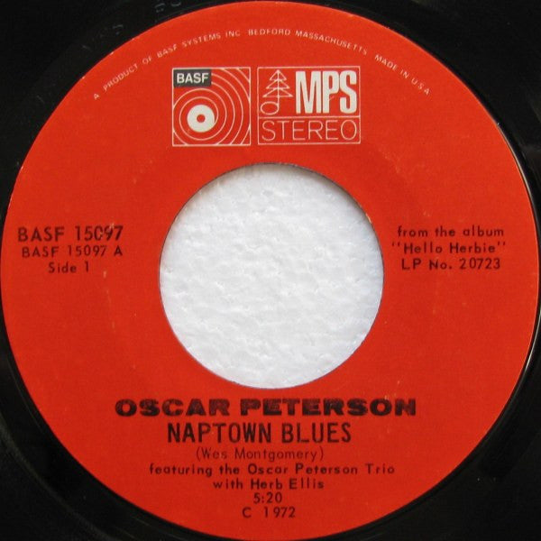 Oscar Peterson : Naptown Blues / Sunny (7", Single)