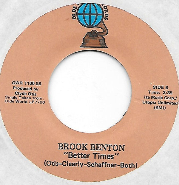 Brook Benton : Makin' Love Is Good For You / Better Times (7", Single)