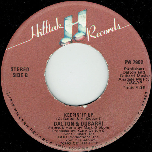 Dalton & Dubarri : 'Til The Day I Started Lovin' You (7", Gol)