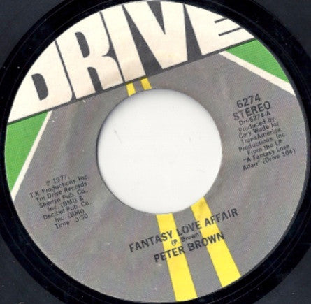 Peter Brown (2) : Fantasy Love Affair  (7")