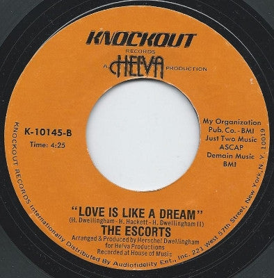 The Escorts : Make Me Over (7", Single)