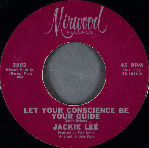 Jackie Lee : The Duck (7", Single, Styrene, Pur)