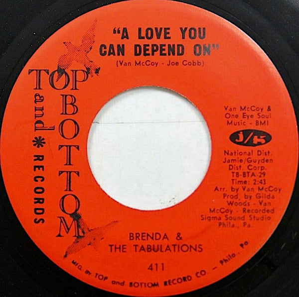 Brenda & The Tabulations : Why Didn't I Think Of That / A Love You Can Depend On (7", Single)