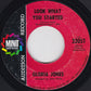 Gloria Jones : When He Touches Me / Look What You Started (7", Promo, Styrene, All)