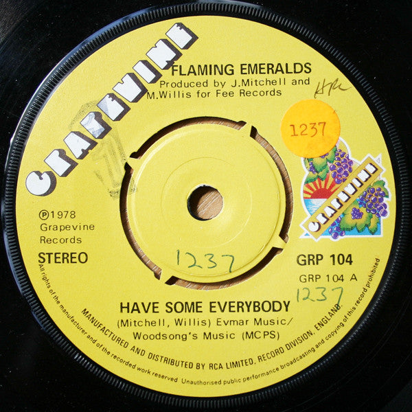 Flaming Emeralds : Have Some Everybody (7")