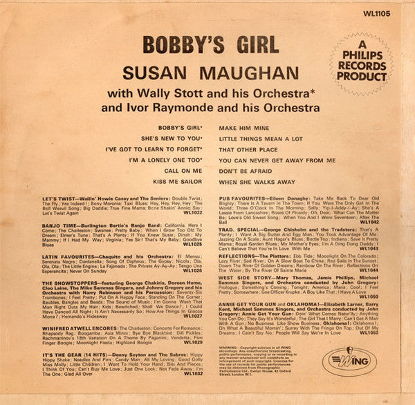 Susan Maughan : Bobby's Girl (LP, Comp)