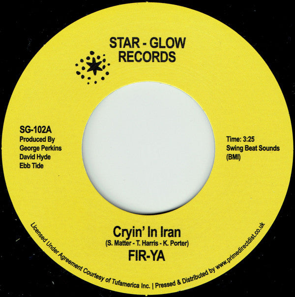 Fir-Ya : Cryin' In Iran (7", RSD, RE)