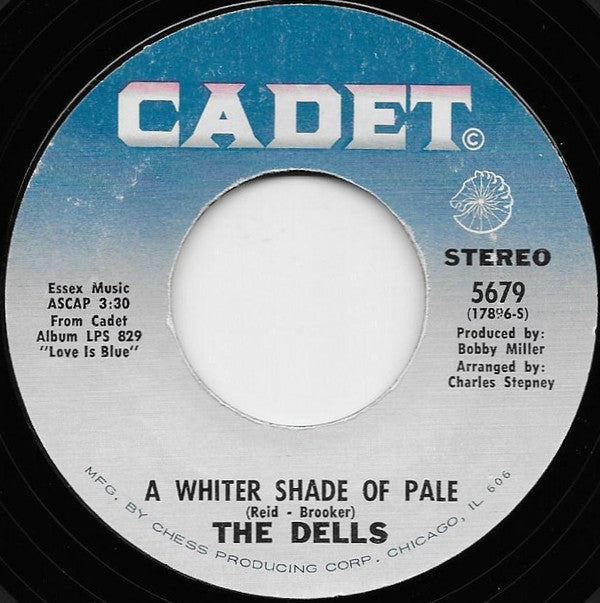 The Dells : A Whiter Shade Of Pale (7", Single)