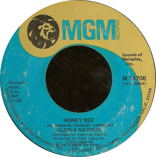 Gloria Gaynor : Honey Bee (7")
