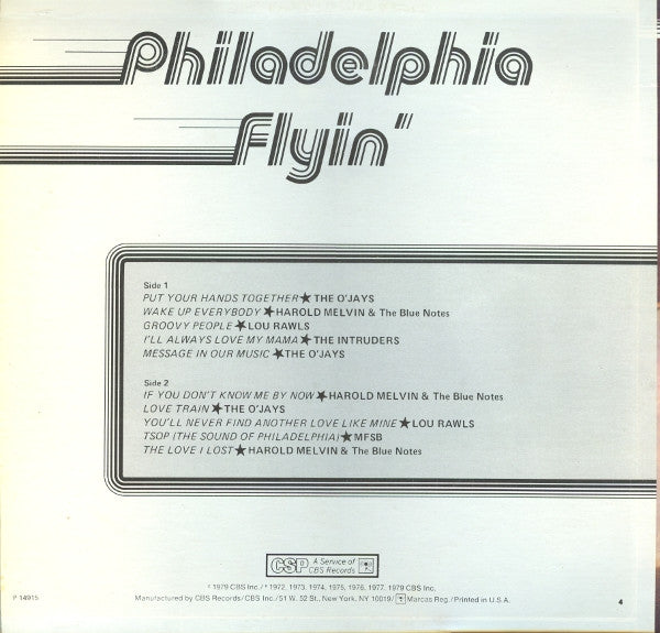 Various : Philadelphia Flyin' (LP, Comp)