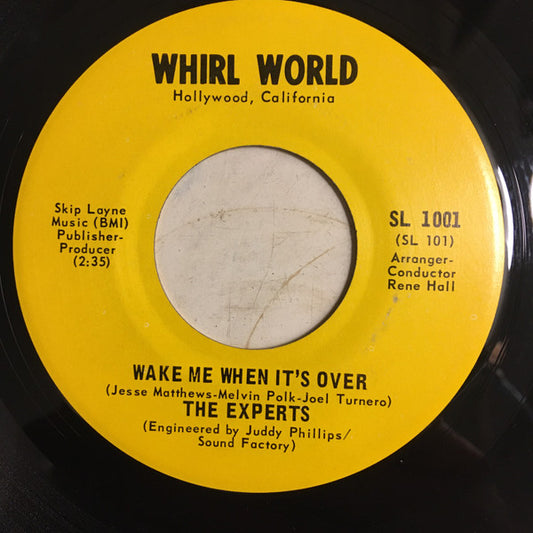 The Experts (4) : Wake Me When It's Over / You're Bein' Brainwashed Baby (7")