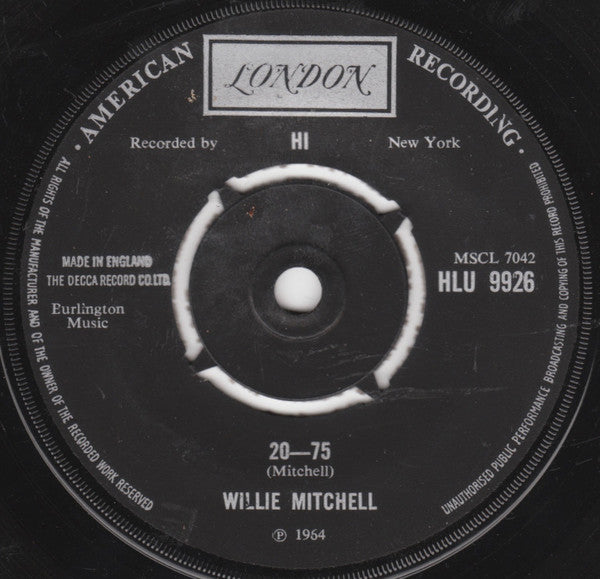 Willie Mitchell : 20-75  (7", RE)