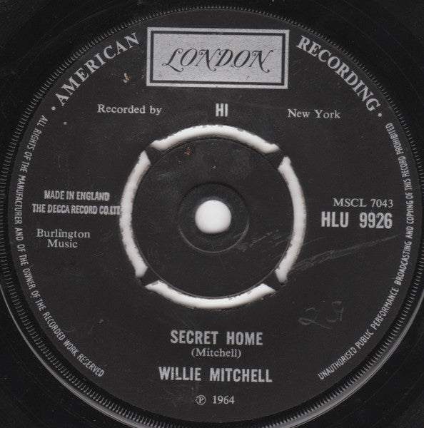 Willie Mitchell : 20-75  (7", RE)