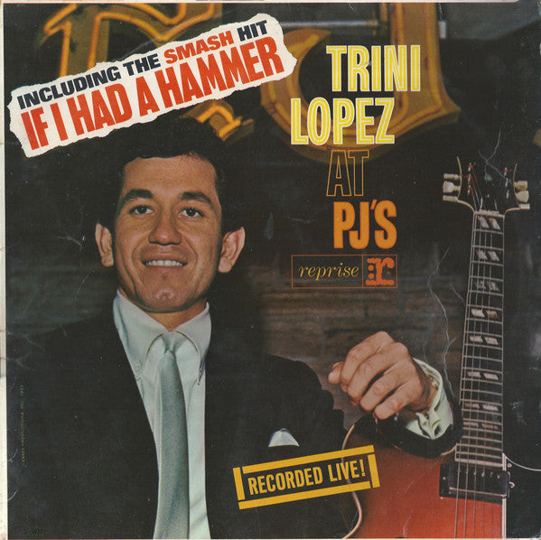 Trini Lopez : Trini Lopez At PJ's (LP, Album)