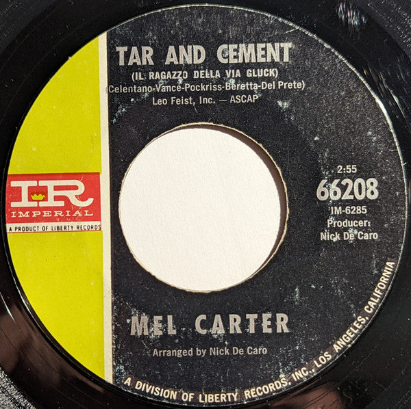 Mel Carter : Take Good Care Of Her / Tar And Cement (7", Single)