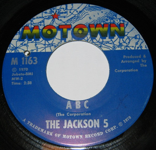 The Jackson 5 : A B C  (7", Single)