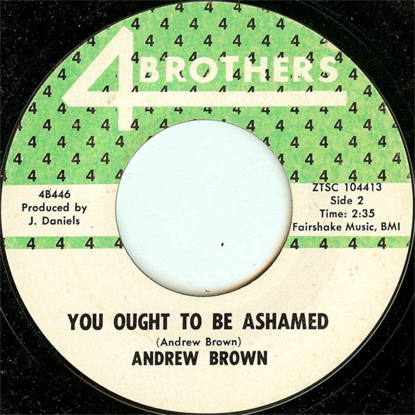 Andrew Brown : If We Try (7", Mono, Styrene)