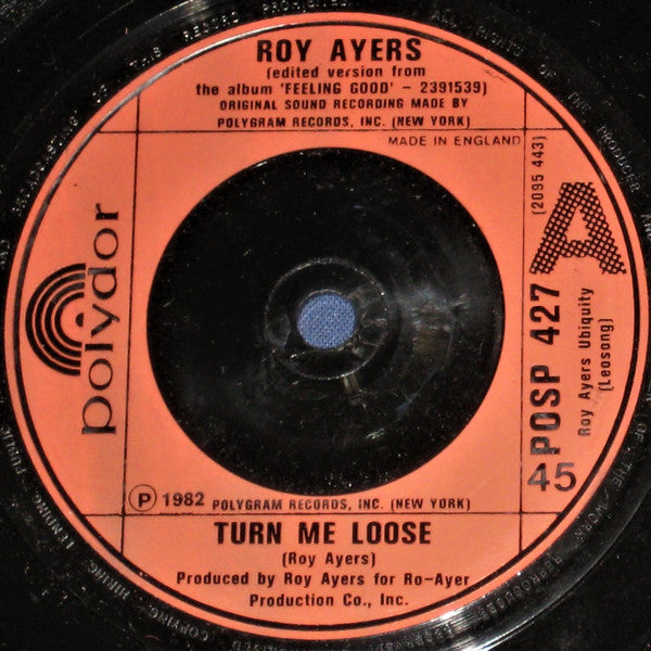 Roy Ayers : Turn Me Loose (7")