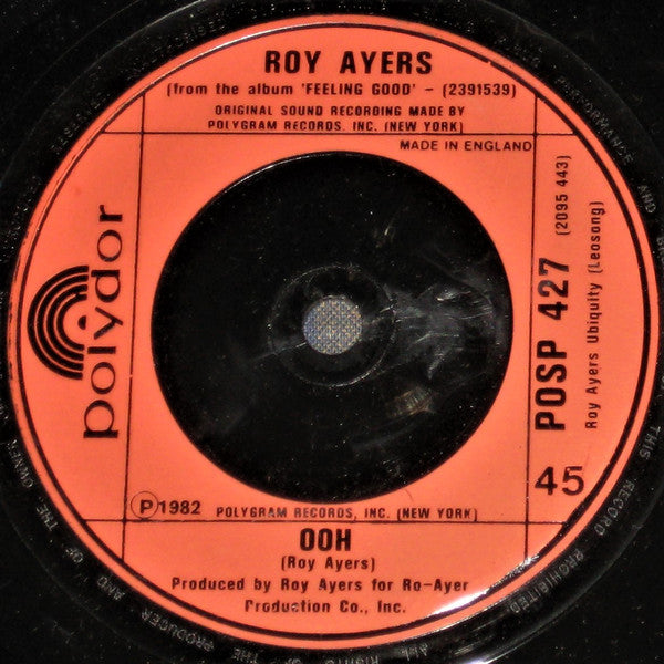 Roy Ayers : Turn Me Loose (7")