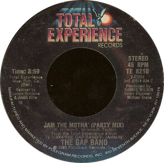 The Gap Band : Jam The Motha' (7", Styrene)