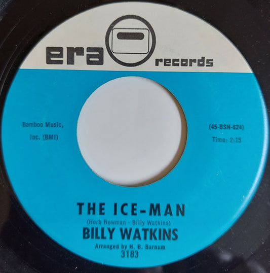 Billy Watkins : The Ice-Man (7", Single, RE)