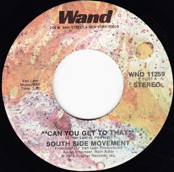 Southside Movement : Can You Get To That (7")