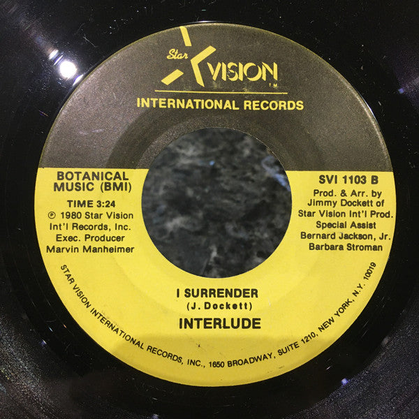 Interlude (6) Featuring Barbara Stroman : Gee Whiz (Look At His Eyes) (7")